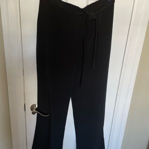 Silky black dress pants